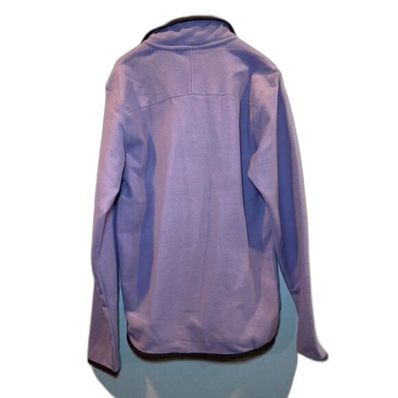 The North Face Glacier Center Logo 1/4 Zip Fleece in Purple Size Men's XS (NWOT) - Picture 2 of 3